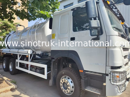 HOWO 6*4 16CBM 380HP Caminhão de limpeza de esgoto de alta potência