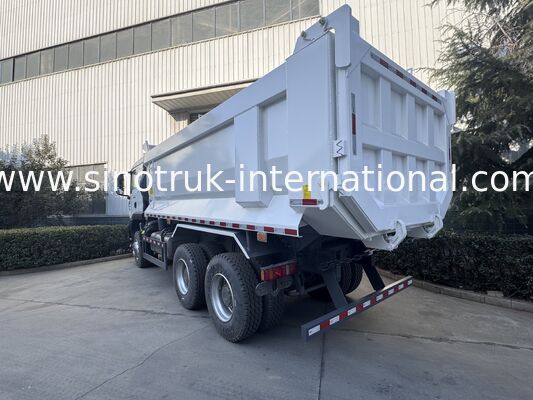 SINOTRUK HOWO TX Modelo 380HP LHD Dump Truck 6X4 Utype Container Branco