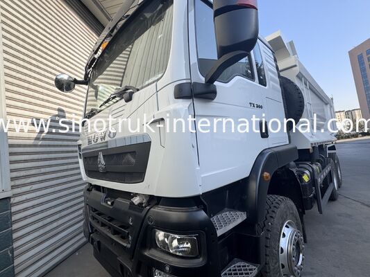 SINOTRUK HOWO TX Modelo 380HP LHD Dump Truck 6X4 Utype Container Branco