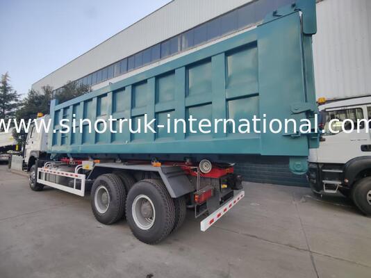 Caminhão de lixo SINOTRUK com braço de gancho de 20 toneladas HYVA, chassi de 43 eixos e volume de contêiner personalizável