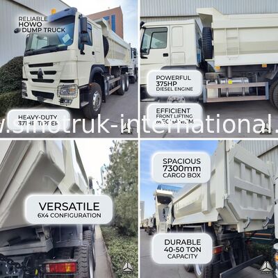 Durabilidade HOWO 6×4 371HP 20CBM caminhão de lixo branco com corpo de aço de alta resistência para trabalho pesado