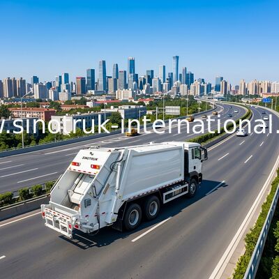 Caminhão de Lixo Compactador Sinotruk HOWO-TX 371HP 6X4 com Capacidade de 20CBM para Gerenciamento Eficiente de Resíduos