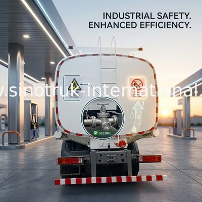 SINOTRUK HOWO Red Oil Tank Truck 400HP 8×4 12 rodas de alta capacidade