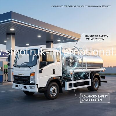 SINOTRUK HOWO 4X2 Camião de transporte de tanques de petróleo SINOTRUK HOWO 5-6CBM