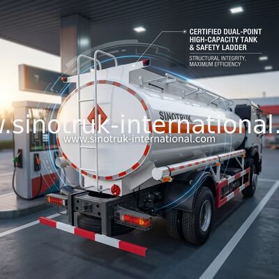 Caminhão de tanque do óleo de Sinotruk Howo 10-20CBM Euro de 4 x de 2 Lhd 2 290 cavalos-força