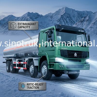 25 o Euro de CBM 8X4 LHD 2 336 caminhões de tanque rudes do armazenamento do óleo de HP aprovou o ISO