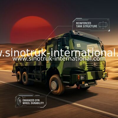 Caminhão de tanque da gasolina/óleo diesel para o exército 9 toneladas 25000 9200 quilogramas de × 3150mm do × 2500