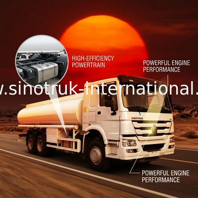 Caminhão de depósito de gasolina de SINOTRUK HOWO 20 toneladas, caminhões de combustível móveis de 6X4 LHD Euro2 290HP