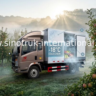 A carne 4×2/leite/alimentos congelados refrigeraram o caminhão do alimento 6 toneladas de veículos da vacina
