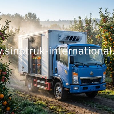 A estabilidade de alta temperatura 20CBM refrigerou alimentos congelados Para de Van Caminhão
