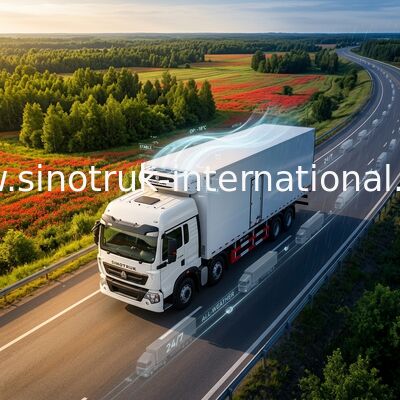 8×4 refrigerou os caminhões e as camionetes SINOTRUK HOWO de 40 toneladas para levar alimentos congelados