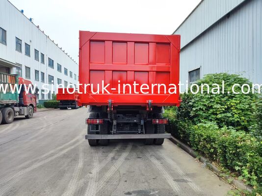 Super Rolamento HOWO 8×4 Red Tipper. 371HP Potência, 27CBM Grande Capacidade, 80 ¢ 100T de transporte pesado