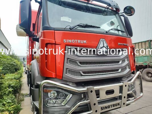 Super Rolamento HOWO 8×4 Red Tipper. 371HP Potência, 27CBM Grande Capacidade, 80 ¢ 100T de transporte pesado