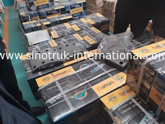 SINOTRUK HOWO Peças para caminhão e reboque de revestimento de travões pretos WG9231342069