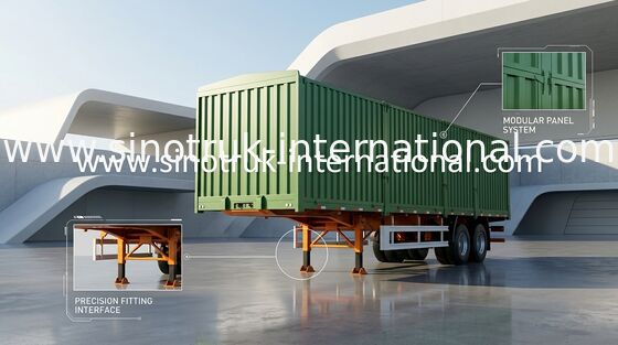 Da eficiência elevada do armazenamento da estaca vário flexível do caminhão de reboque semi