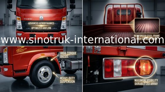 SINOTRUK HOWO 5 toneladas de camioneta para o transporte vegetal