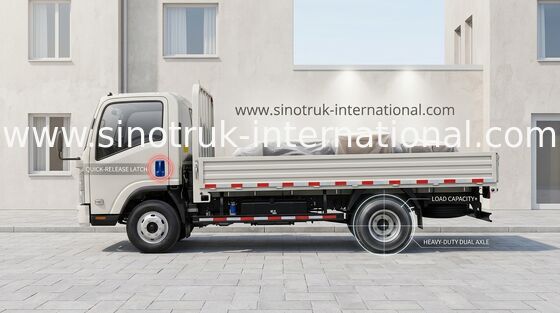 Camioneta SINOTRUK de LHD HOWO 5 toneladas para as logísticas ZZ1047D3815C145