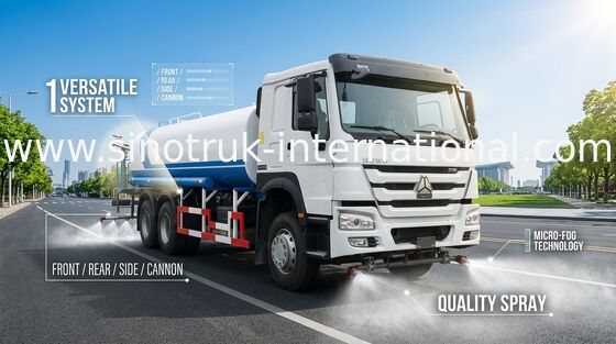 Molhe polvilhar o caminhão de tanque SINOTRUK HOWO LHD 6X4 18CBM para a pulverização do inseticida
