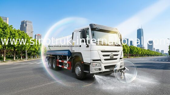 Caminhões de tanque 371HP da água de SINOTRUK HOWO 6x4 LHD 18CBM