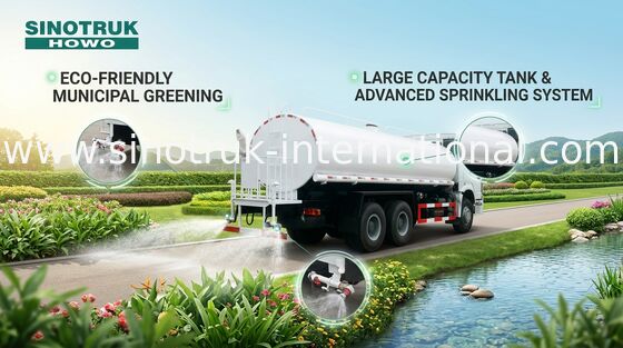 Caminhões de petroleiro LHD da água potável de SINOTRUK HOWO 6X4 18CBM para a pulverização do inseticida