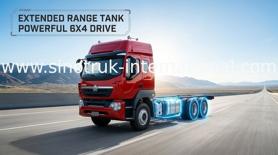O grande caminhão 31Tons 12 da carga roda LHD Euro2 336HP para a indústria da logística