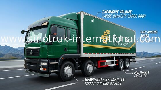 SINOTRUK HOWO Carga Van toneladas do Euro de 6x2 de Caminhão 30 - 40 2 336HP para a indústria da logística