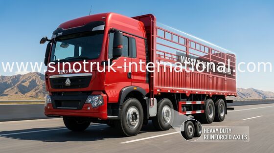 Tipo caminhão SINOTRUK HOWO 8X4 LHD Euro2 336HP do armazém da estaca da carga