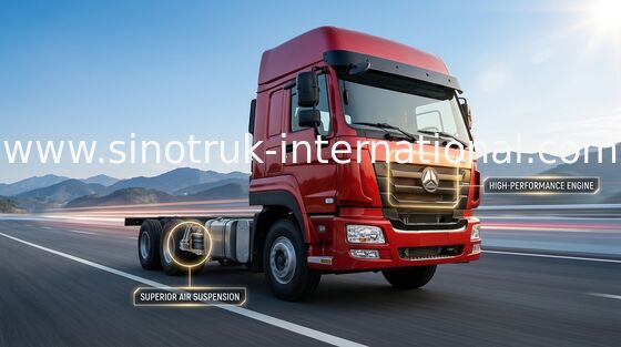 Caminhão resistente SINOTRUK da carga 30-60 toneladas 12 rodas LHD Euro2 336 HP