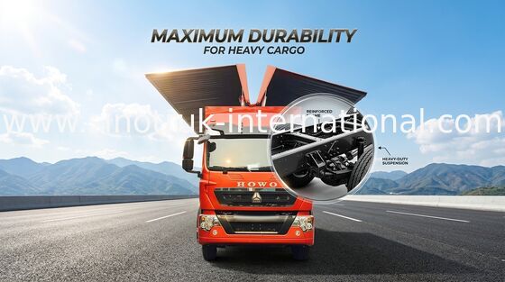 veículos comerciais de capacidade de carga da carga de 8X4 LHD Asa Van Carga Caminhão grandes