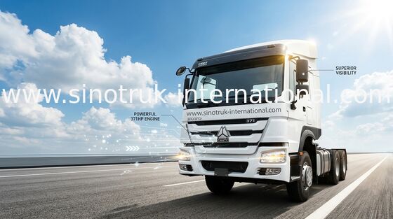 Caminhão ZZ4257S3241W do trator de 371HP SINOTRUK HOWO 6x4 RHD
