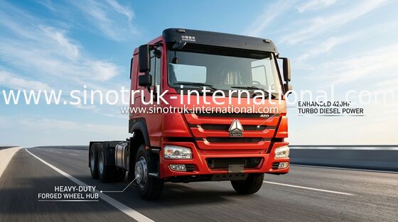 × brandnew 4 do caminhão 430Hp Lhd 10Wheels 6 do trator de Sinotruk Howo