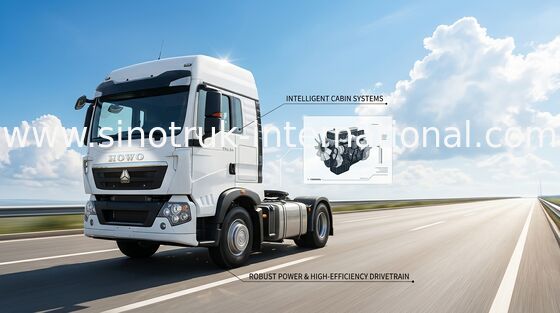 Euro do caminhão LHD 6X4 do trator do motor do HOMEM de SINOTRUK HOWO T5G 4 336 HP ZZ4257N324GD1
