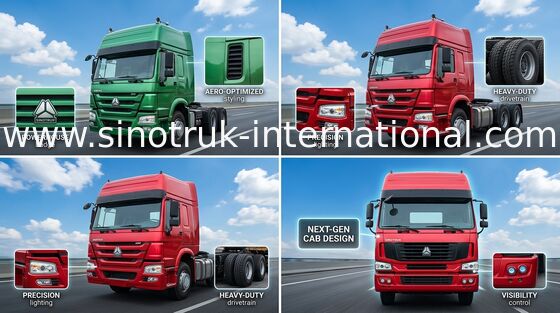 Caminhão LHD 6X4 Euro2 371HP ZZ4257S3241V do trator de SINOTRUK HOWO