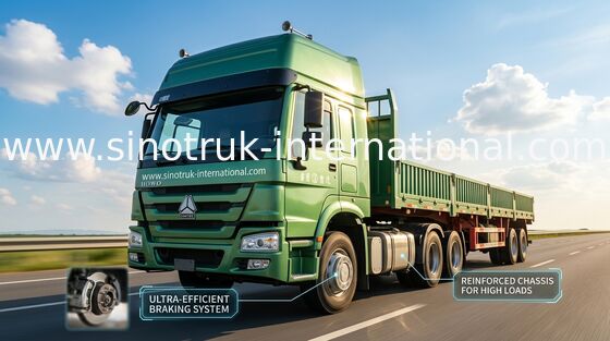 Caminhão SINOTRUK HOWO RHD 6X4 Euro2 420HP ZZ4257V3241W do trator