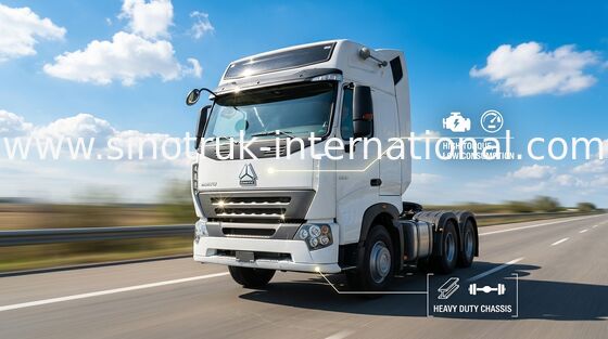 Reboque principal LHD 6X4 Euro2 336HP do caminhão com dois o beliche ZZ4257N3247N1B
