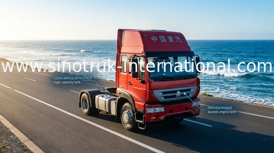 Príncipe dourado LHD 6X4 Euro2 336HP ZZ4251N3241W do caminhão SINOTRUK do trator
