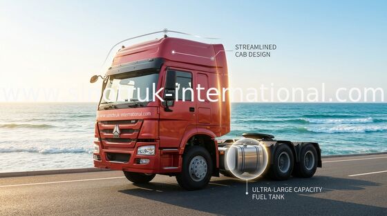 Caminhão SINOTRUK HOWO LHD 4X2 Euro2 371HP ZZ4187S3511W do trator