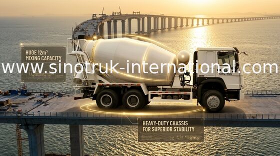 Do caminhão 6 x 4 do misturador concreto de 10-20CBM SINOTRUK HOWO construção 340Hp do Euro 2