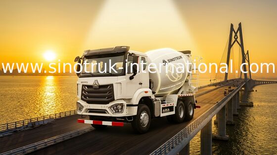 Eficiência elevada 10CBM 380HP 6X4 LHD do caminhão do misturador concreto de HOWO SINOTRUK
