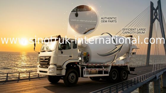Caminhão comercial do misturador concreto, reboque Euro2 336HP 6X4 LHD do misturador concreto