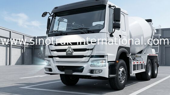 Caminhão do misturador concreto da eficiência elevada 6CBM 290HP 6X4 LHD, caminhão da mistura do cimento