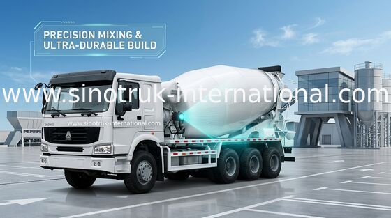 Caminhão SINOTRUK HOWO 12CBM Euro2 290HP 6X4 RHD ZZ5257GJBM4048W do misturador concreto