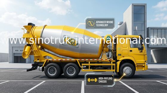 Caminhão SINOTRUK HOWO 12CBM Euro2 371HP 6X4 LHD ZZ5257GJBN4048W do misturador concreto