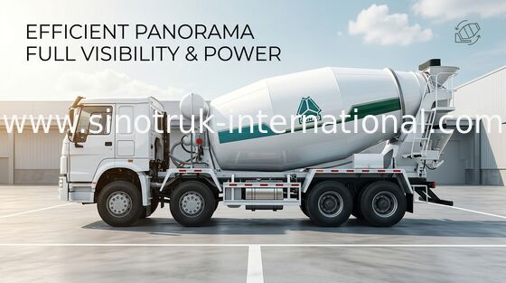Caminhão 14CBM 371HP 8X4 LHD ZZ5317GJBN3261W do misturador concreto de SINOTRUK HOWO