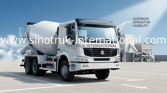 Caminhão SINOTRUK HOWO 12CBM 336HP 6X4 LHD ZZ1257N4048W do misturador concreto