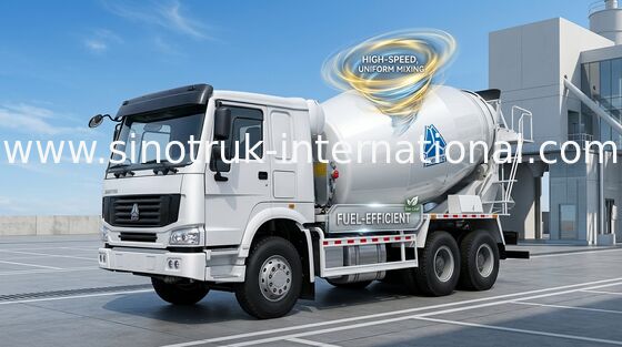 Caminhão SINOTRUK HOWO 12CBM Euro2 371HP 6X4 RHD ZZ5257GJBN4048W do misturador concreto