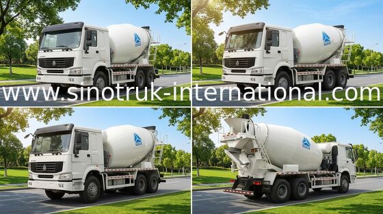 Caminhão SINOTRUK HOWO 12CBM 336HP 6X4 RHD ZZ5257GJBN4048W do misturador concreto