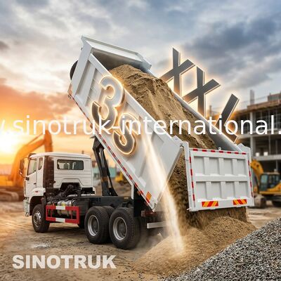 Direita ou esquerda Modelo de condução Howo Dump Truck 371 House Power Ultimate Heavy Duty Workhorse