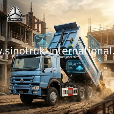 Blue U-Through Dumper (20CBM, 6×4, 380HP): Vantagens destacadas para descarga rápida de material