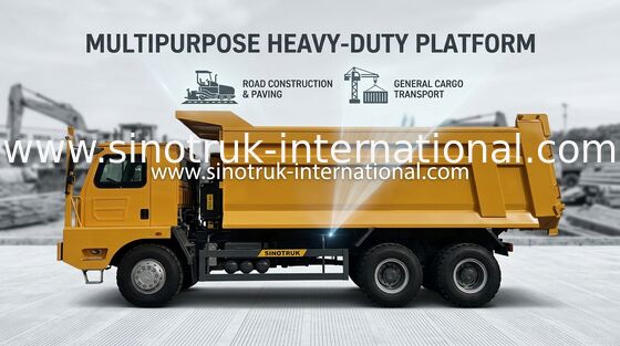 Movimentação 6X4 Euro2 ZZ3259N384PB3 da mão esquerda de HOWO Tipper Truck 30tons 371